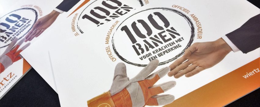 BLOG: 100 mensen met een arbeidsbeperking aan de slag!